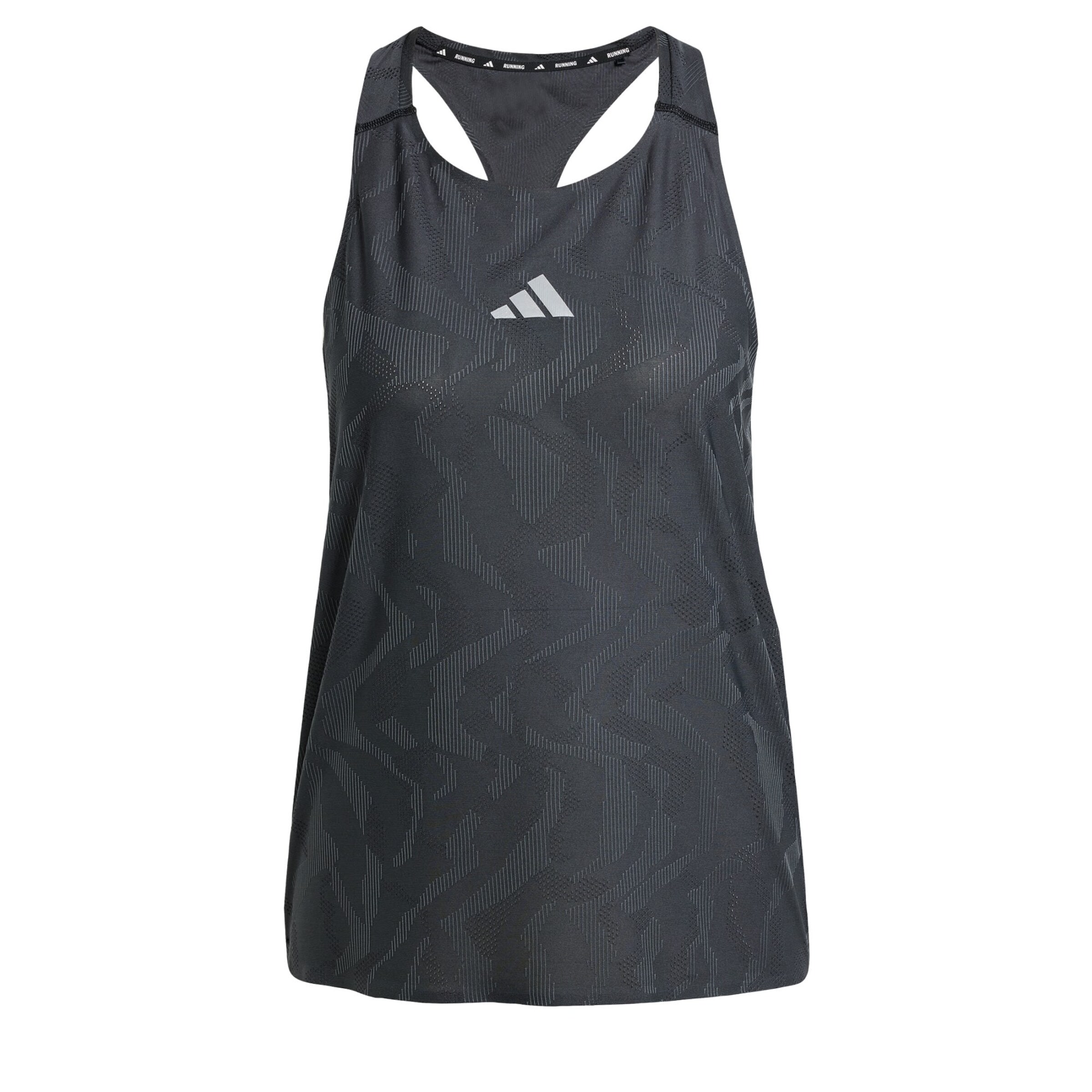 ADIDAS PERFORMANCE Sporttop 'Ultimate Running Engineered' in Zwart: voorkant