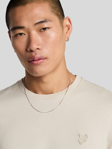 Lyle & Scott Shirt 'Tonal Eagle' in Beige