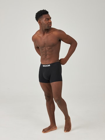 SNOCKS Boxershorts in Schwarz