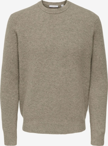 Pullover '22035025' di Only & Sons in beige: frontale