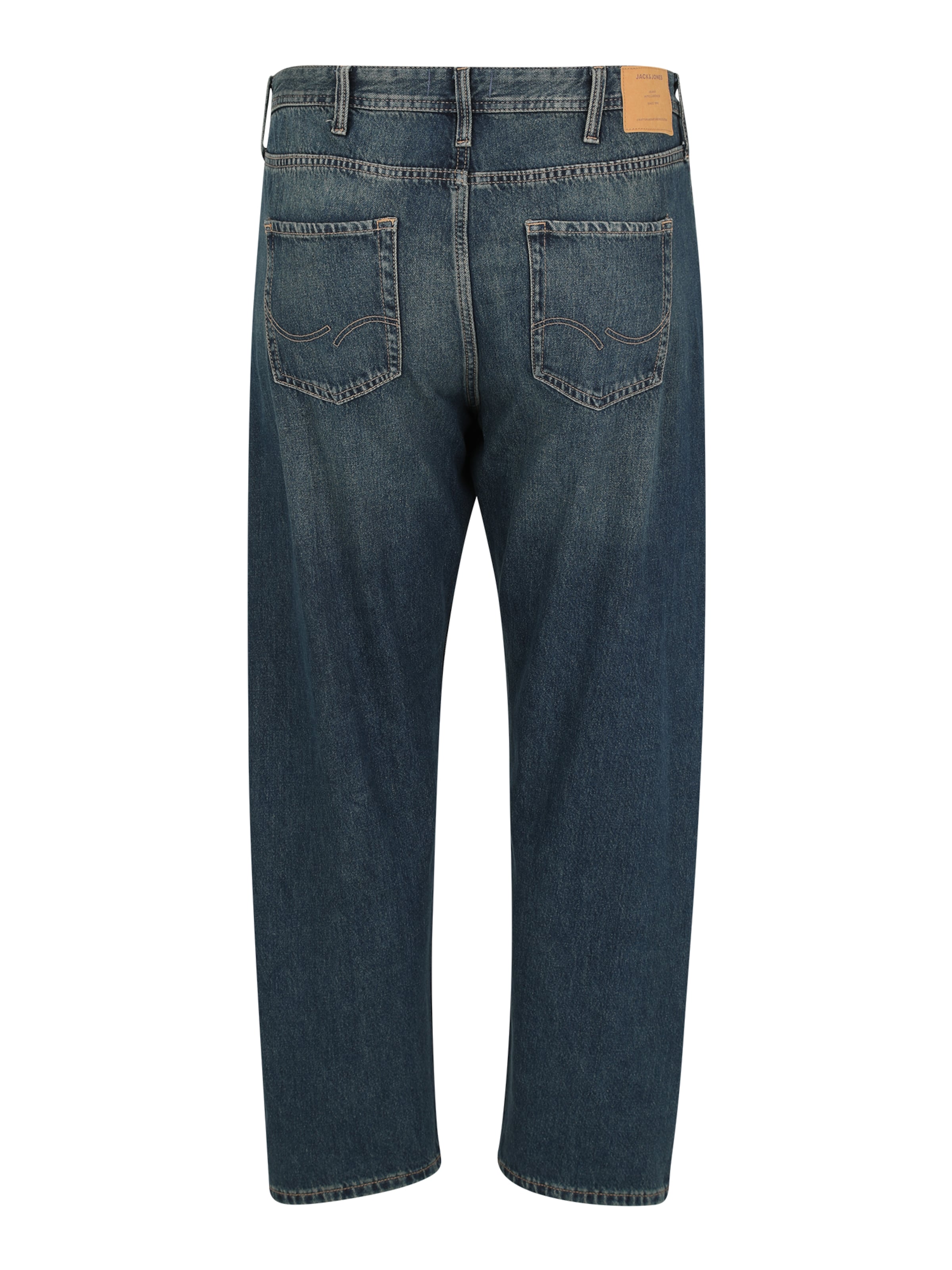 Jack & Jones Plus Свободный крой Джинсы 'JJIChris JJOrignial' в Синий