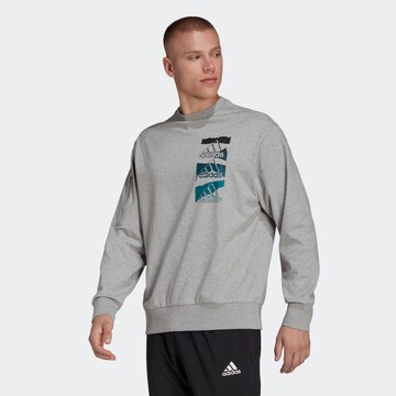 ADIDAS SPORTSWEAR Sport sweatshirt i grå: framsida