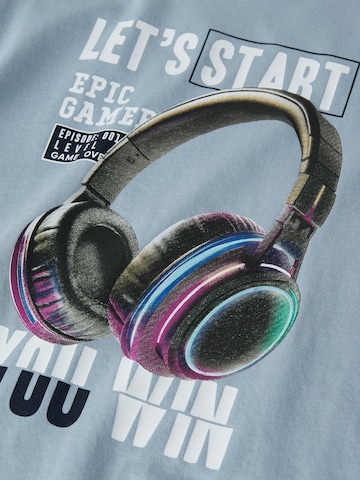 NAME IT Μπλουζάκι 'NKMVOTO' σε μπλε