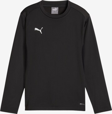 PUMA Athletic Sweatshirt in Black: front