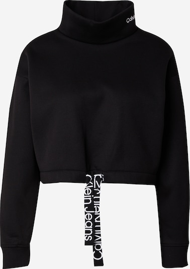 Calvin Klein Jeans Sweat-shirt en noir / blanc, Vue avec produit