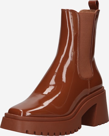 STEVE MADDEN - Botas chelsea 'Parkway' em castanho: frente