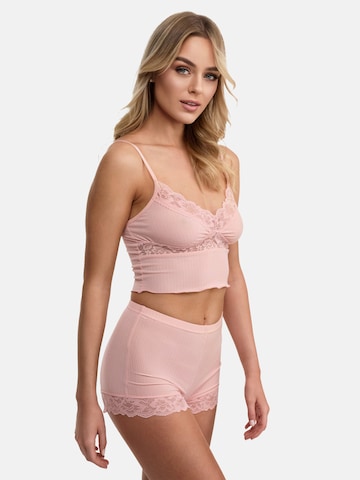 Tazzio - Pijama de pantalón corto 'F921' en rosa