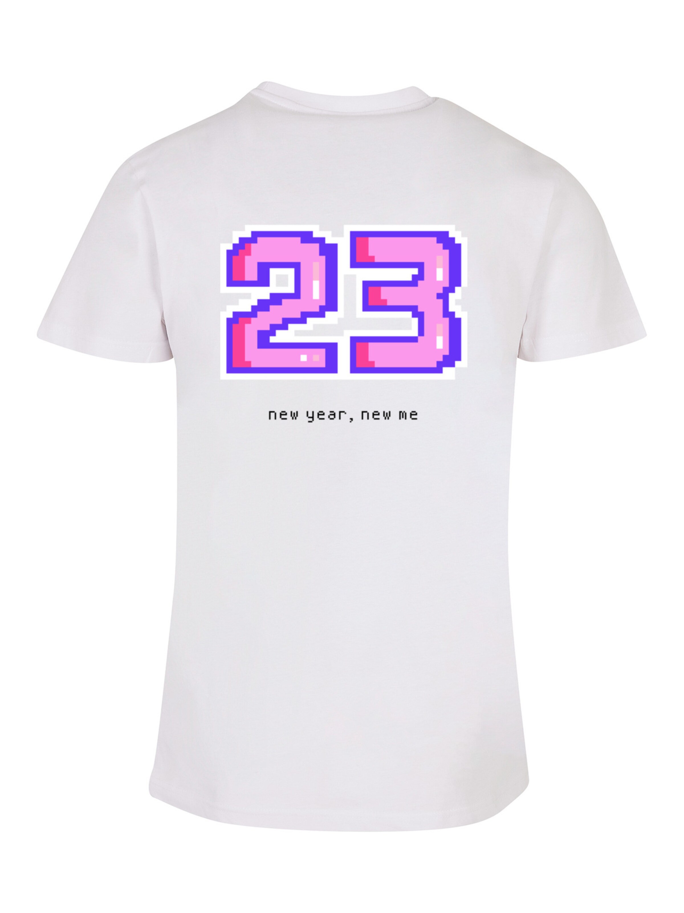 F4NT4STIC Shirt 'Happy People Only Good Vibes' in Weiß