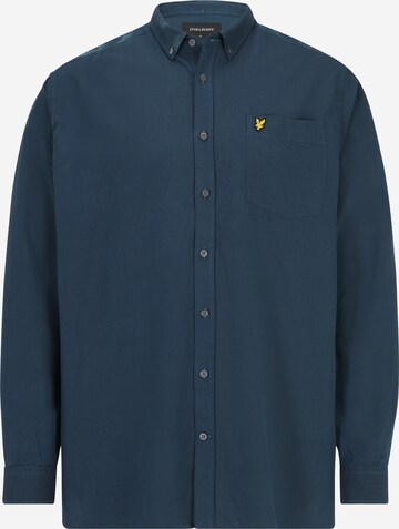 Regular fit Camicia di Lyle & Scott Big&Tall in blu: frontale