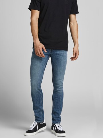 JACK & JONES Slimfit Jeans 'Tim' in Blauw: voorkant