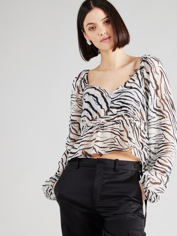 Envii Blouse 'MATCH' in Zwart: voorkant