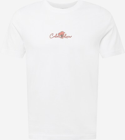 Calvin Klein T-Shirt 'SUMMER' in rot / weiß, Produktansicht