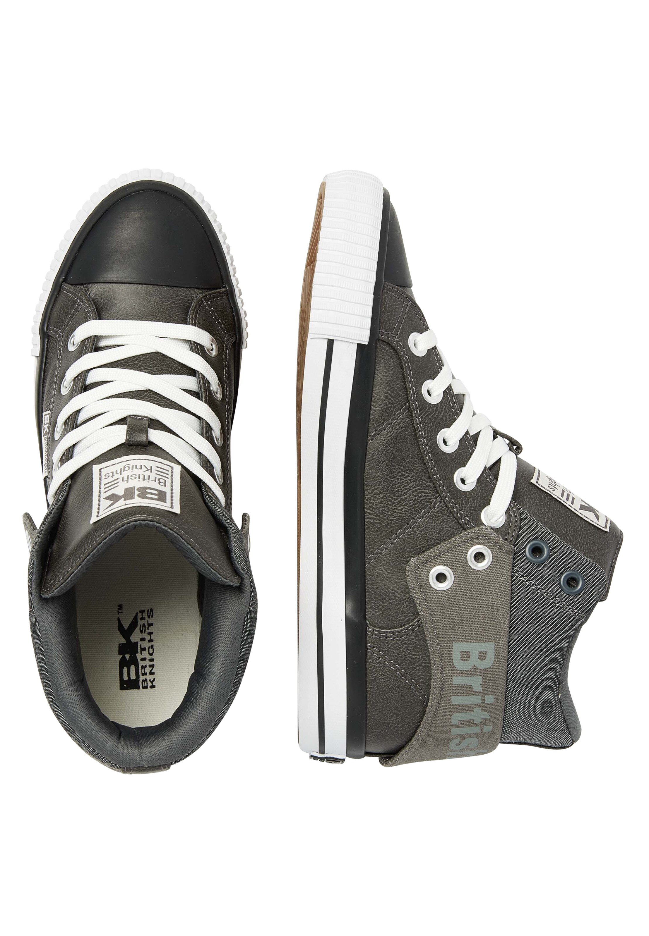 BRITISH KNIGHTS Sneaker high 'ROCO' i grå