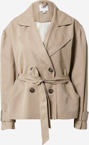 SAINT TROPEZ Between-season jacket 'Sille' in Brown: front