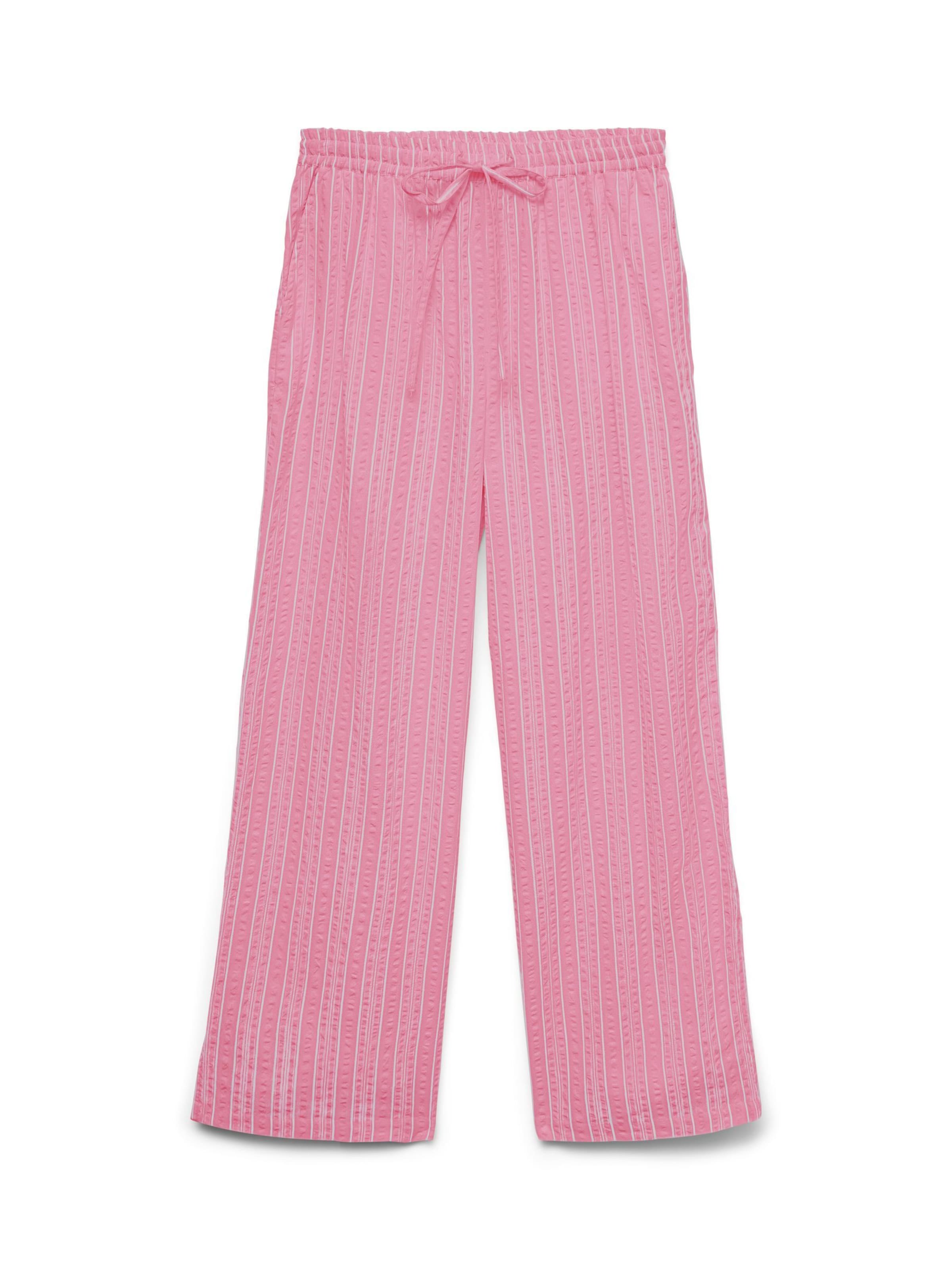 Regular Pantalon 'VMELENA' VERO MODA en rose : devant