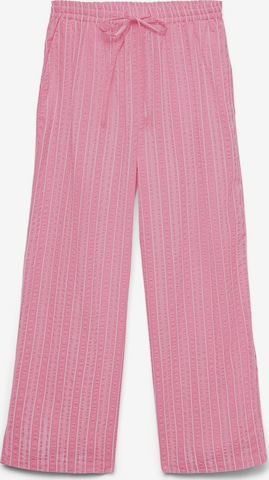 Pantalon 'VMELENA' VERO MODA en rose : devant