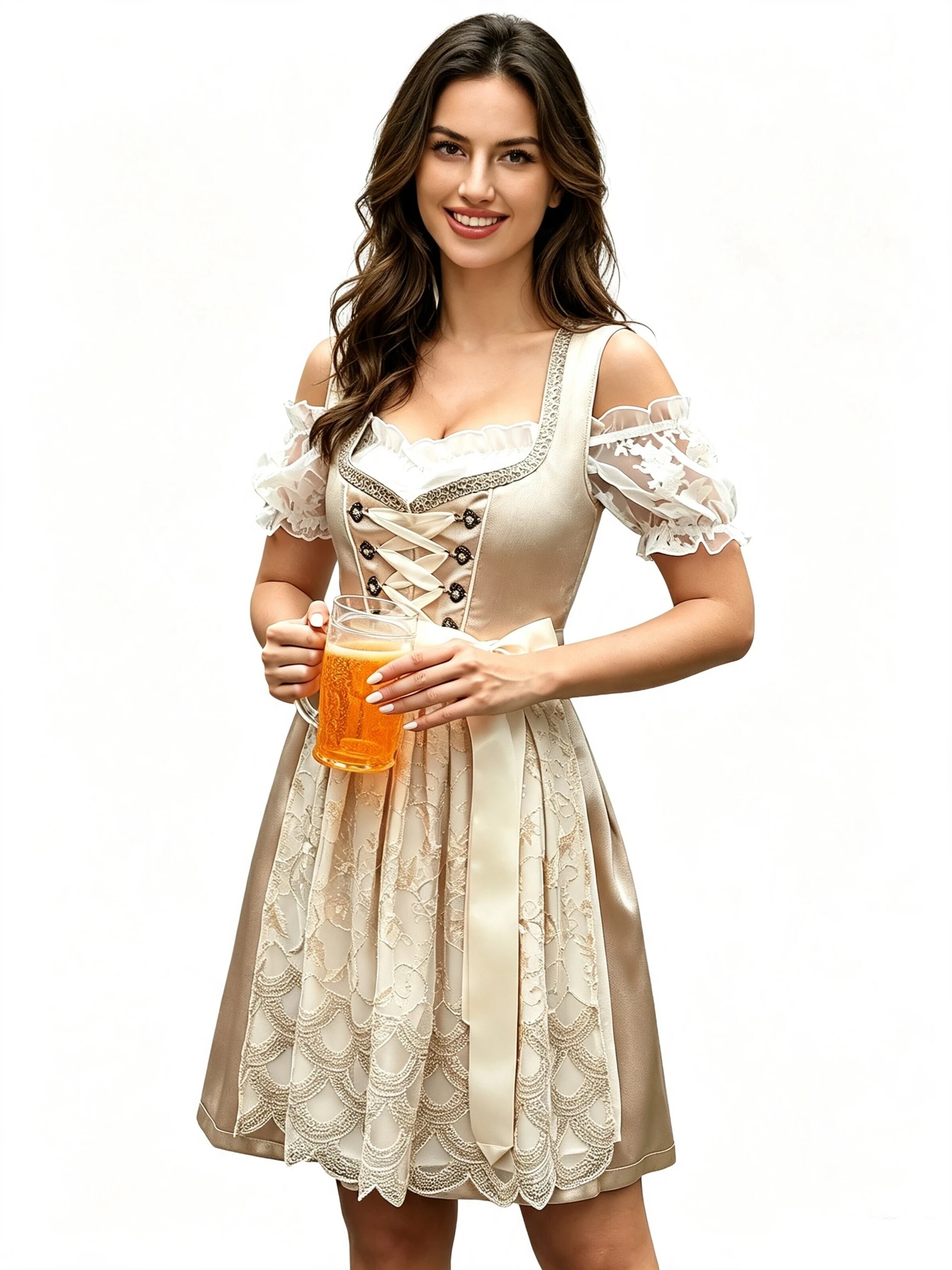 KoJooin Dirndl in Beige