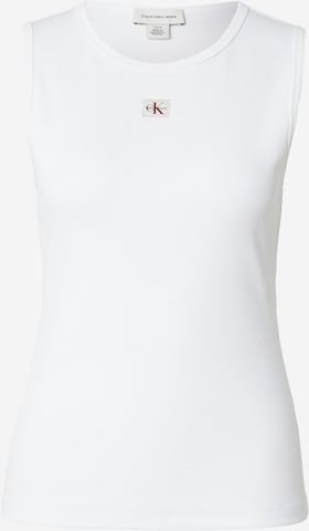 Haut Calvin Klein Jeans en blanc : devant