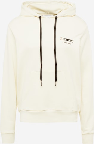 ICEBERG Sweatshirt 'FELPA' in Beige: front