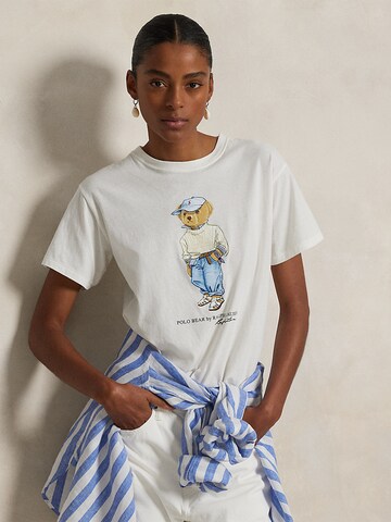 balta Polo Ralph Lauren Marškinėliai: priekis