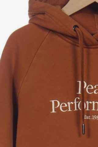 PEAK PERFORMANCE Sweatshirt & Zip-Up Hoodie in S in Brown