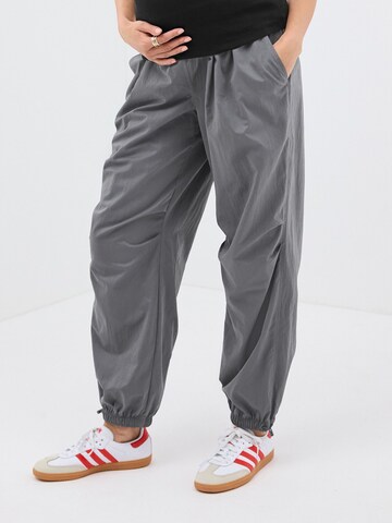Next Loosefit Broek in Grijs: voorkant