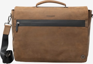 STRELLSON - Cartera maletín 'Bow Road Jim' en marrón: frente