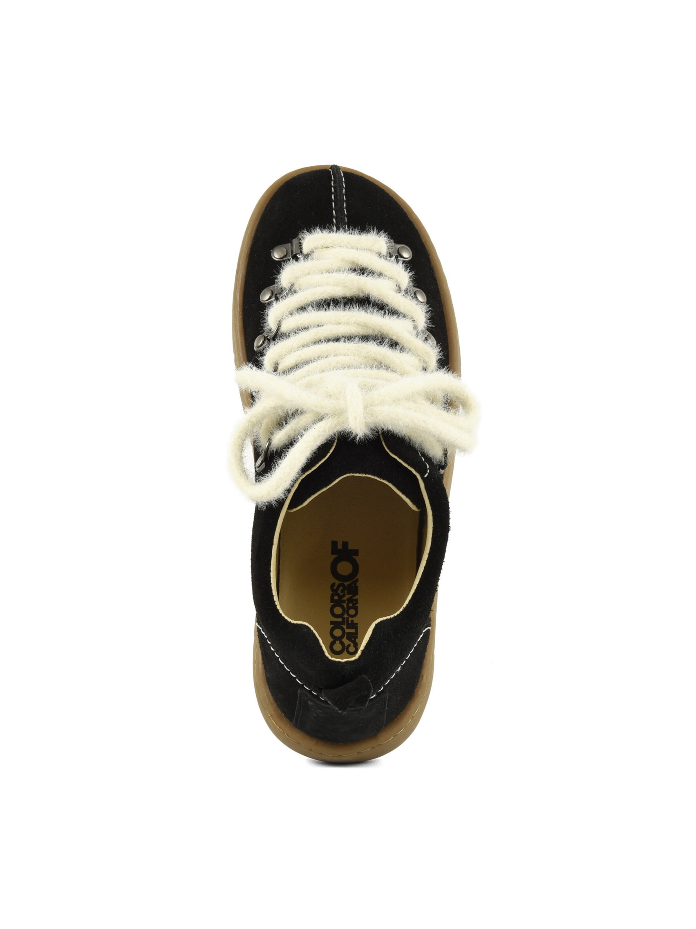 Sneaker bassa di COLORS OF CALIFORNIA in nero: superiore