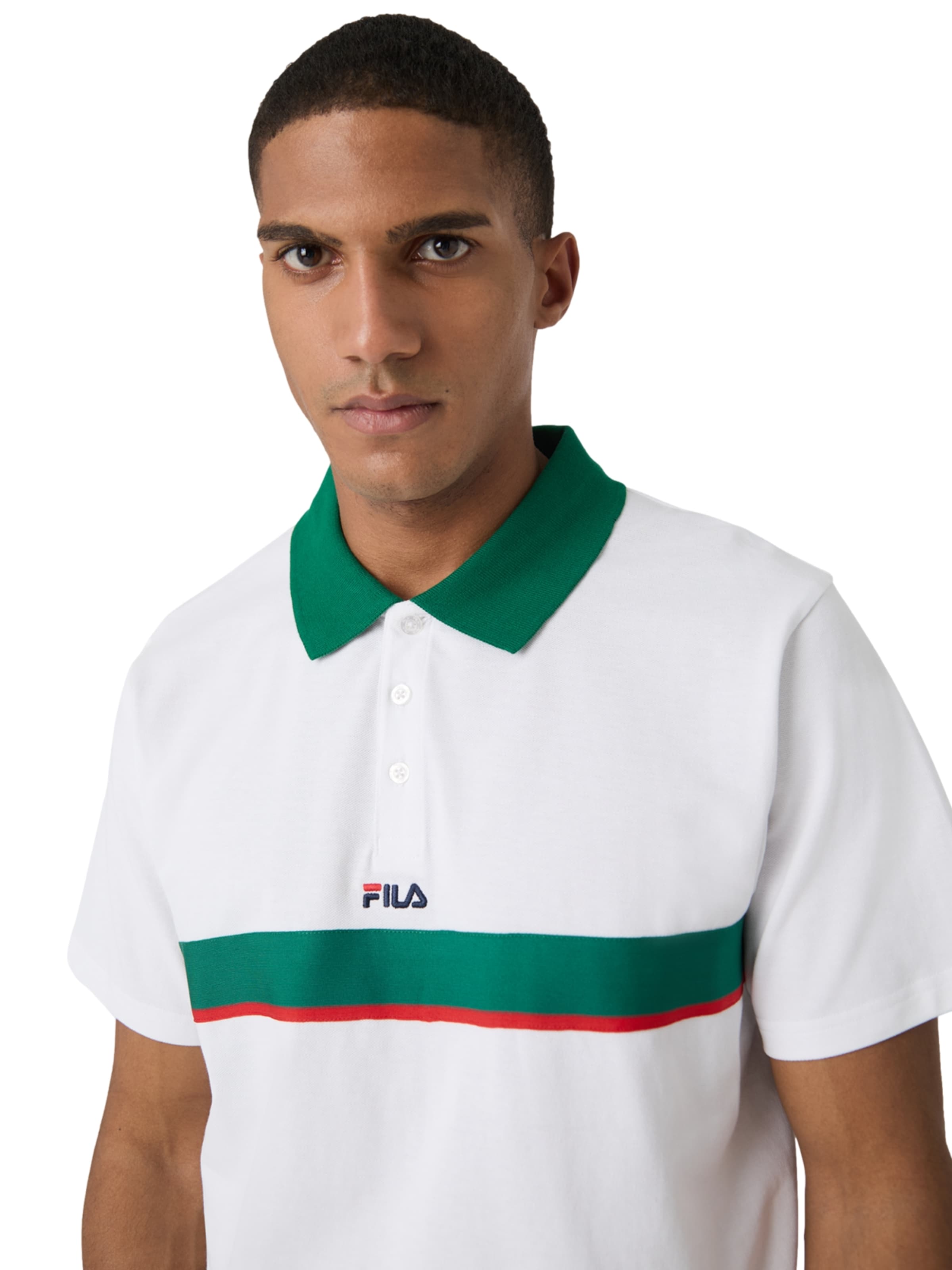 FILA Shirt 'SAGANO' in Wit