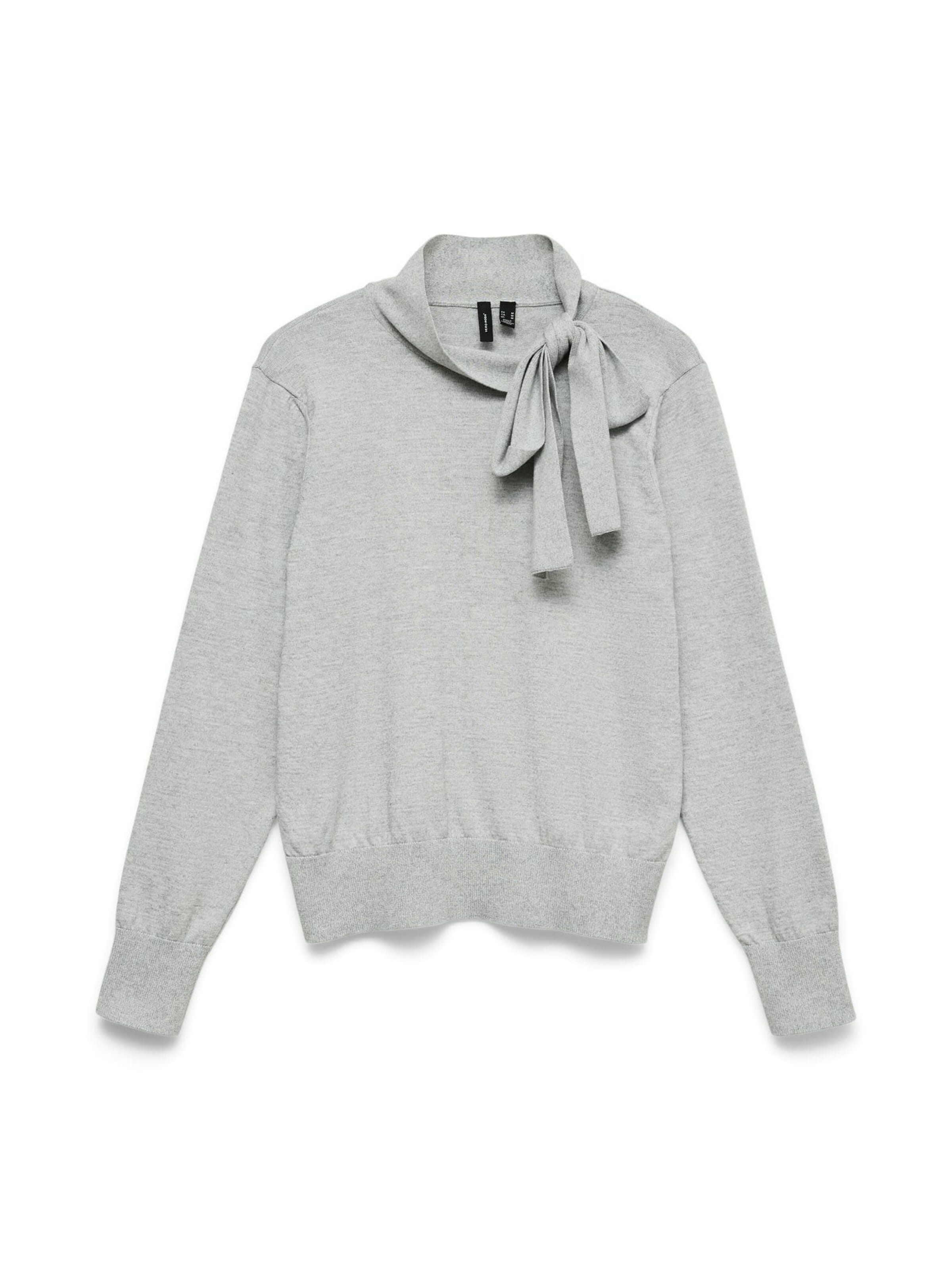 VERO MODA Sweater 'Nina' in Grey: front
