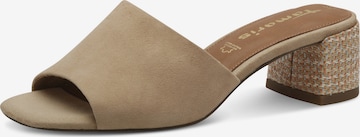 Mule Tamaris en marron : devant