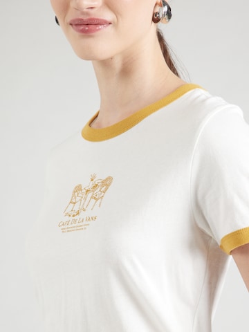 T-shirt 'De La Vans Ringer' VANS en blanc