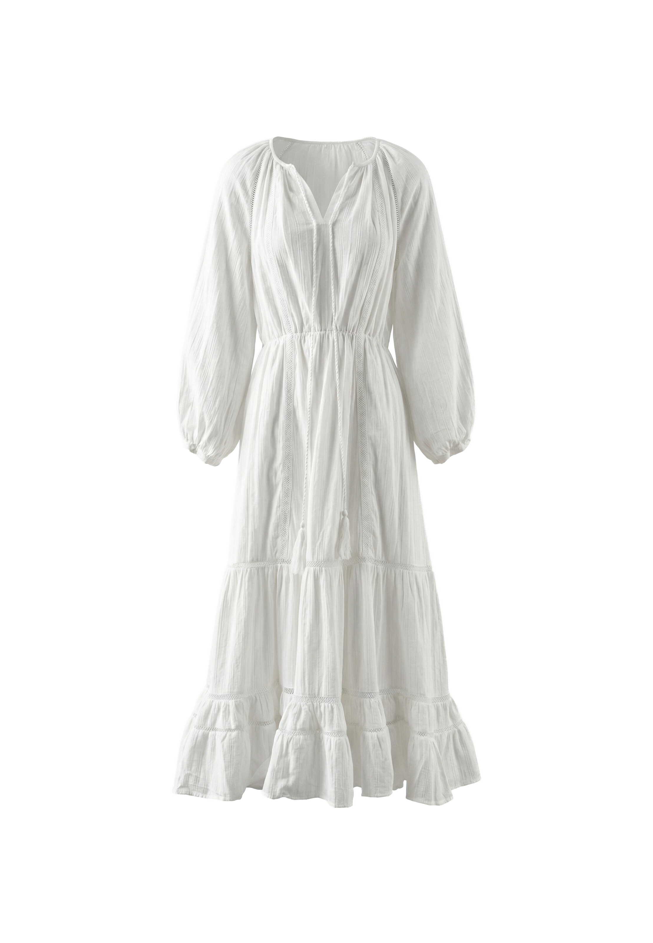 IZIA Robe en 34-42 en blanc, Vue avec produit