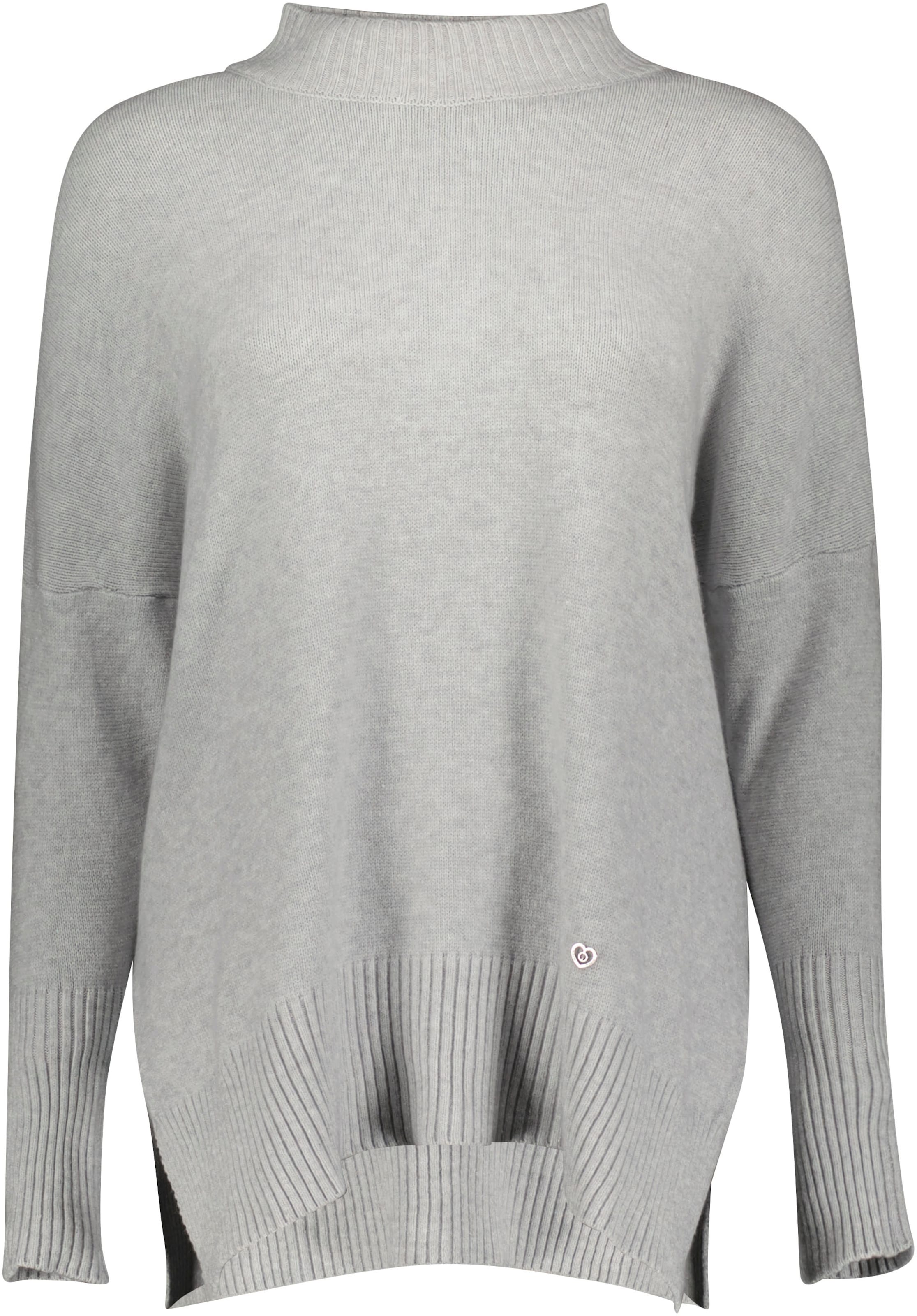 PLEASE Pullover in Grau: Vorderseite