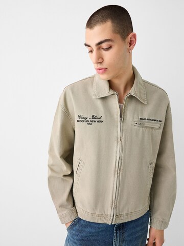 Bershka Between-Season Jacket in Beige