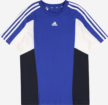ADIDAS SPORTSWEAR Functioneel shirt 'Colorblock 3-Stripes  Fit' in Blauw: voorkant