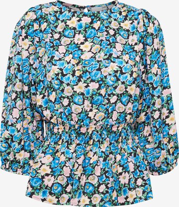 ICHI Blouse 'Aria' in Blauw: voorkant