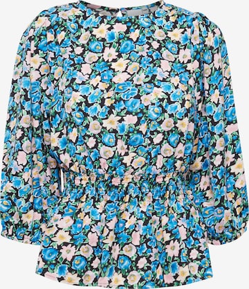 ICHI Blouse 'Aria' in Blue: front