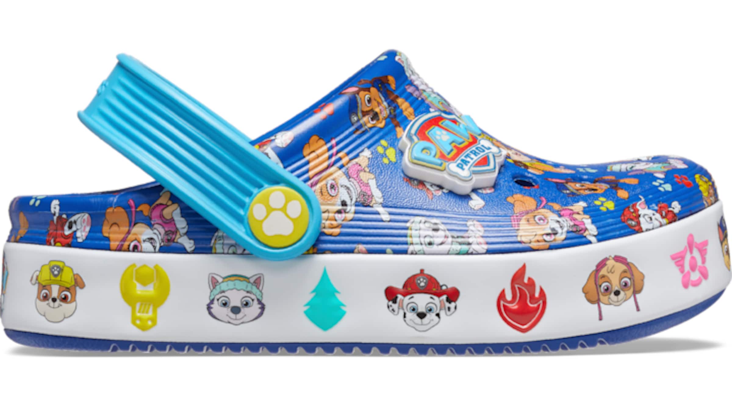 Pantofi deschiși 'Toddler Off Court' de la Crocs pe albastru