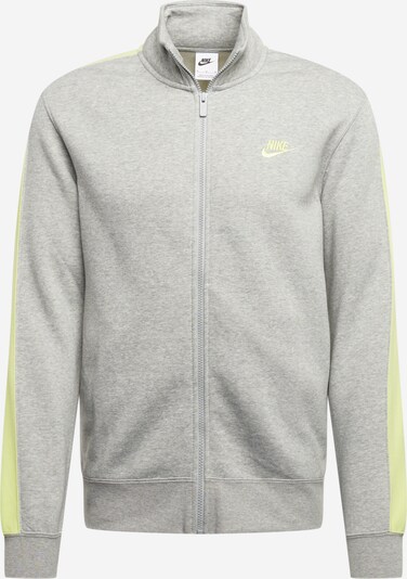Nike Sportswear Gornji dio trenirke u svijetložuta / siva melange, Pregled proizvoda