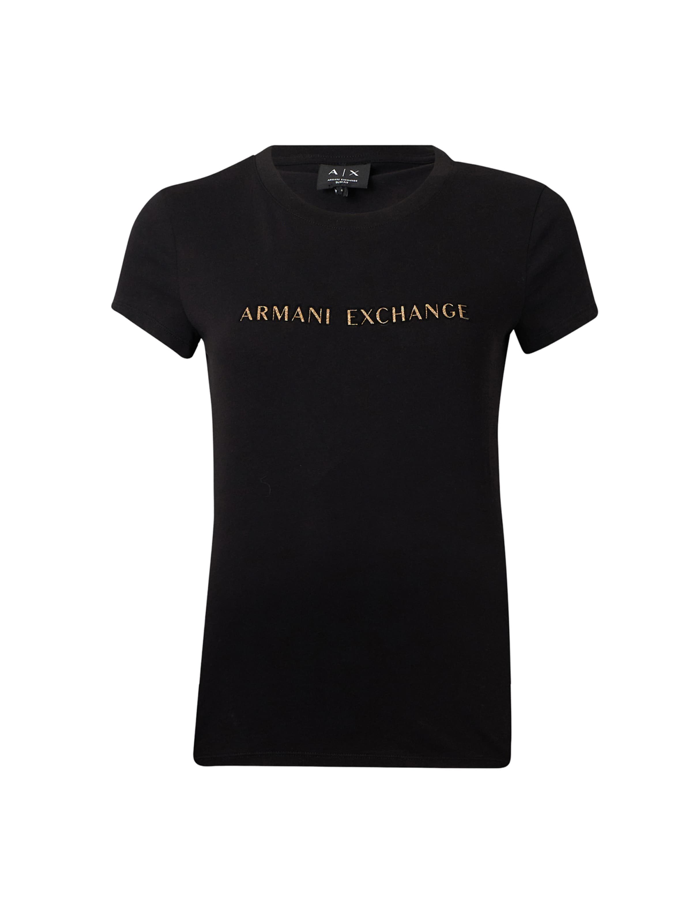 ARMANI EXCHANGE Póló - fekete: elől