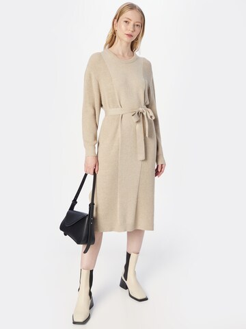 MSCH COPENHAGEN Knitted dress 'Jalda' in Beige