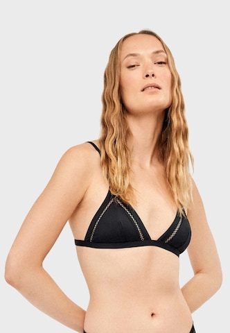 juoda Gisela Trikampė Bikinis