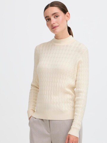 Oxmo - Pullover em bege: frente