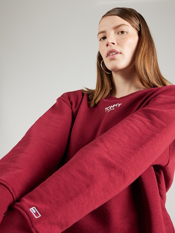 Tommy Jeans - Sweatshirt em vermelho