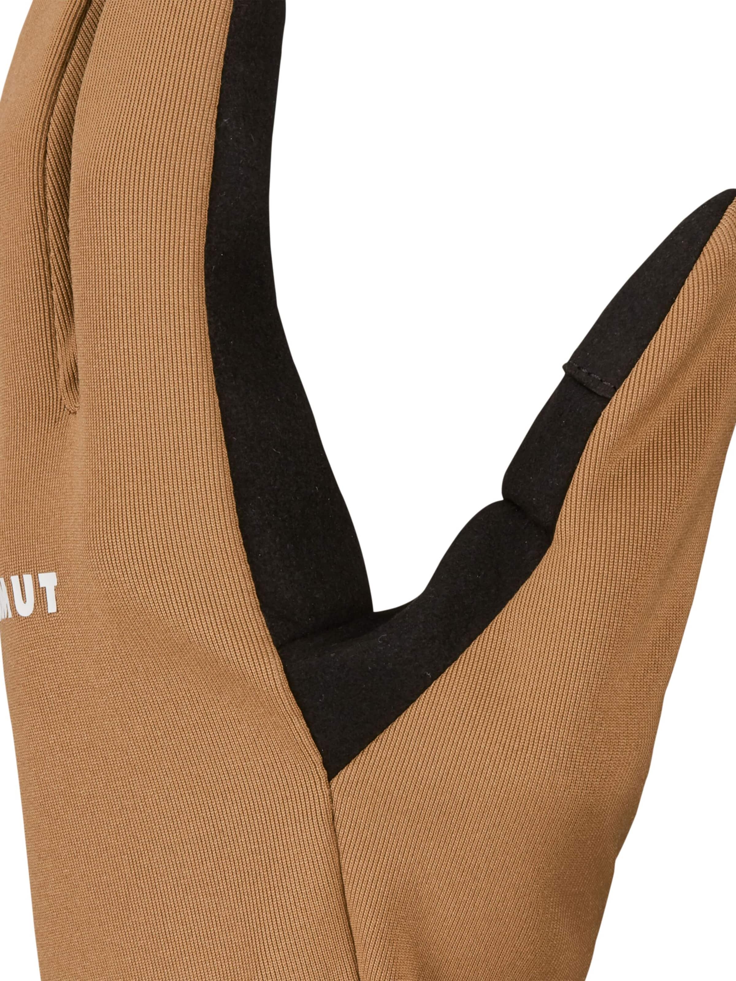 MAMMUT Fingerhandschuhe in Braun
