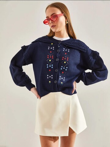 Bianco Lucci - Casaco de malha em azul