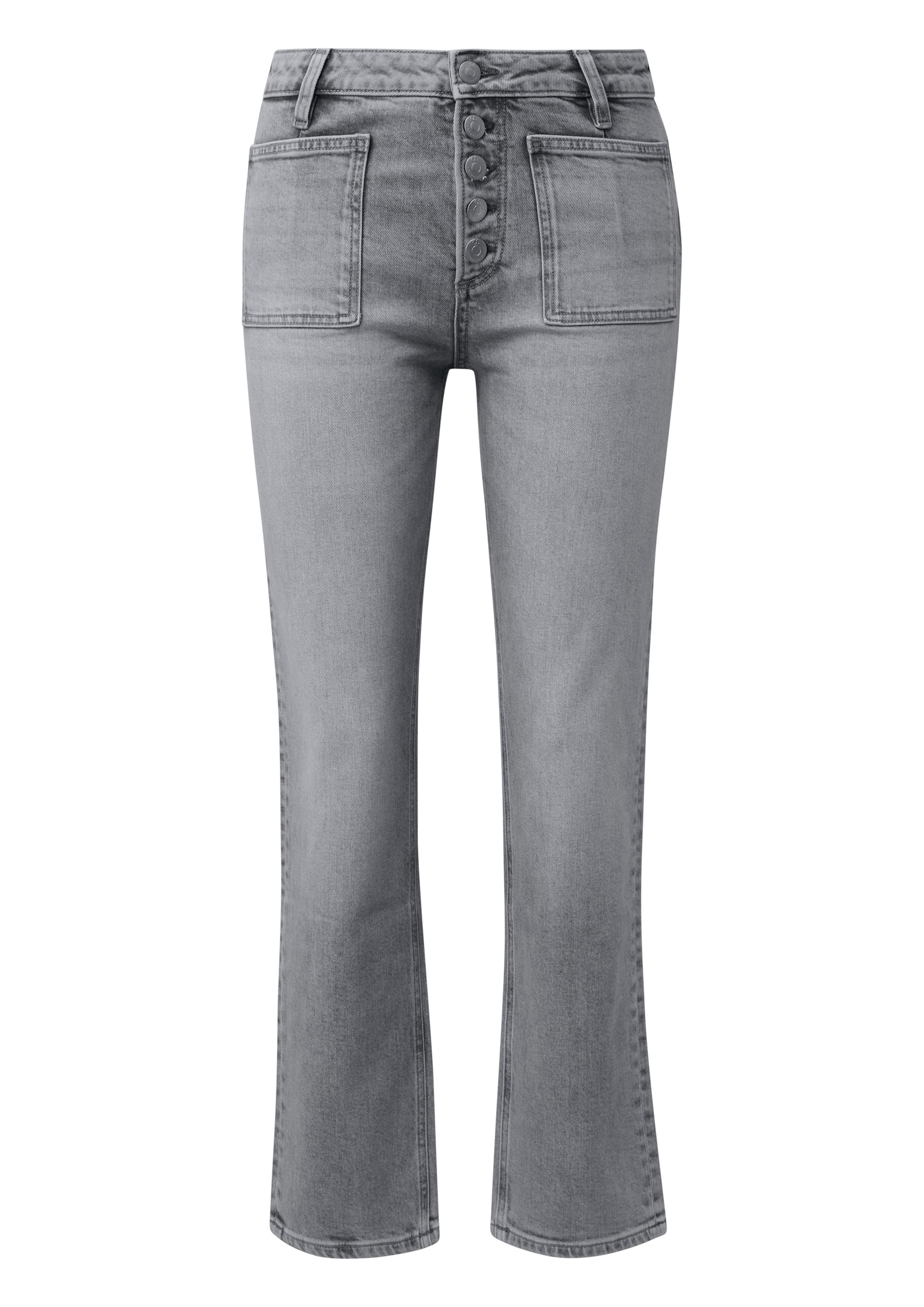 QS Regular Jeans 'Catie' in Grau: Vorderseite