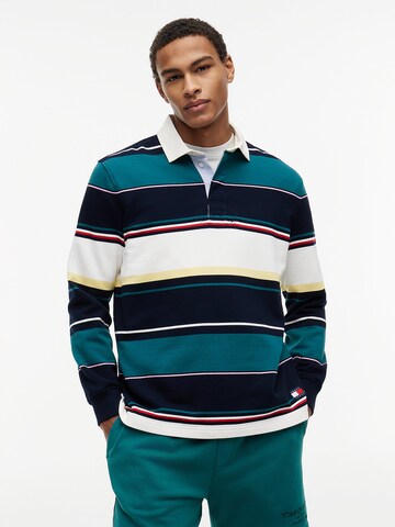 Tommy Jeans Poloshirt in Blau: Vorderseite