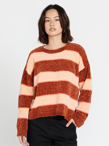 Volcom Sweater 'Bubble Tea' in Orange: front